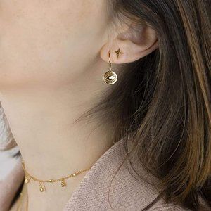 Evil Eye Dangle Earrings